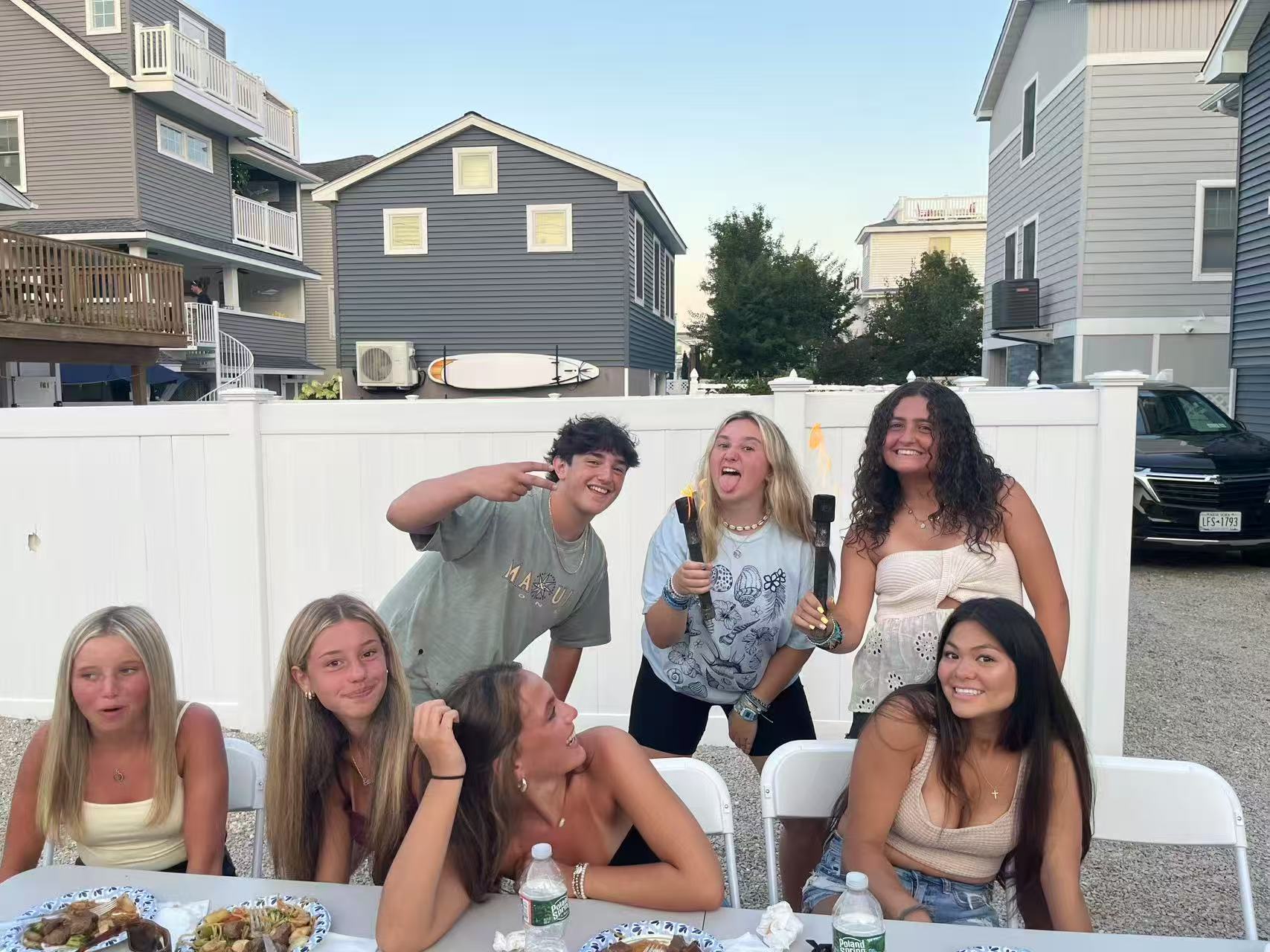 Hibachi Catering at Home Westport CT Professional hibachi chef cooking at home party in Westport CT - Happy Hibachi Catering