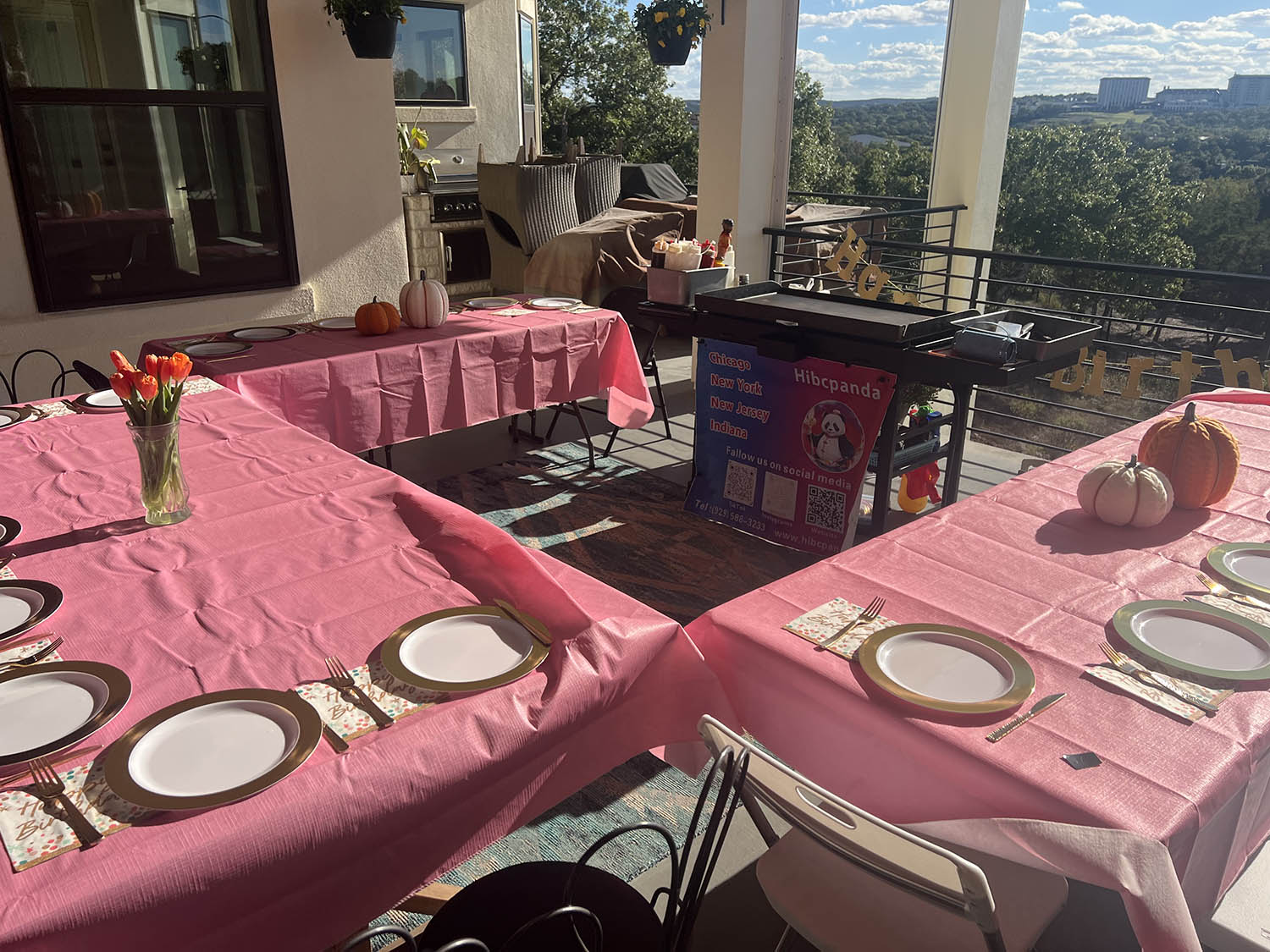 Happy guests at hibachi catering event in Connecticut Happy guests at hibachi catering event in Connecticut